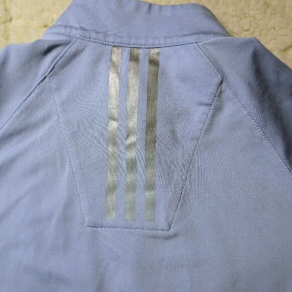 Adidas Quarter Zip Climacool Short Sleeve Sz Small - Picture 7 of 8